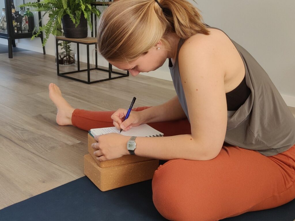 yoga journaling